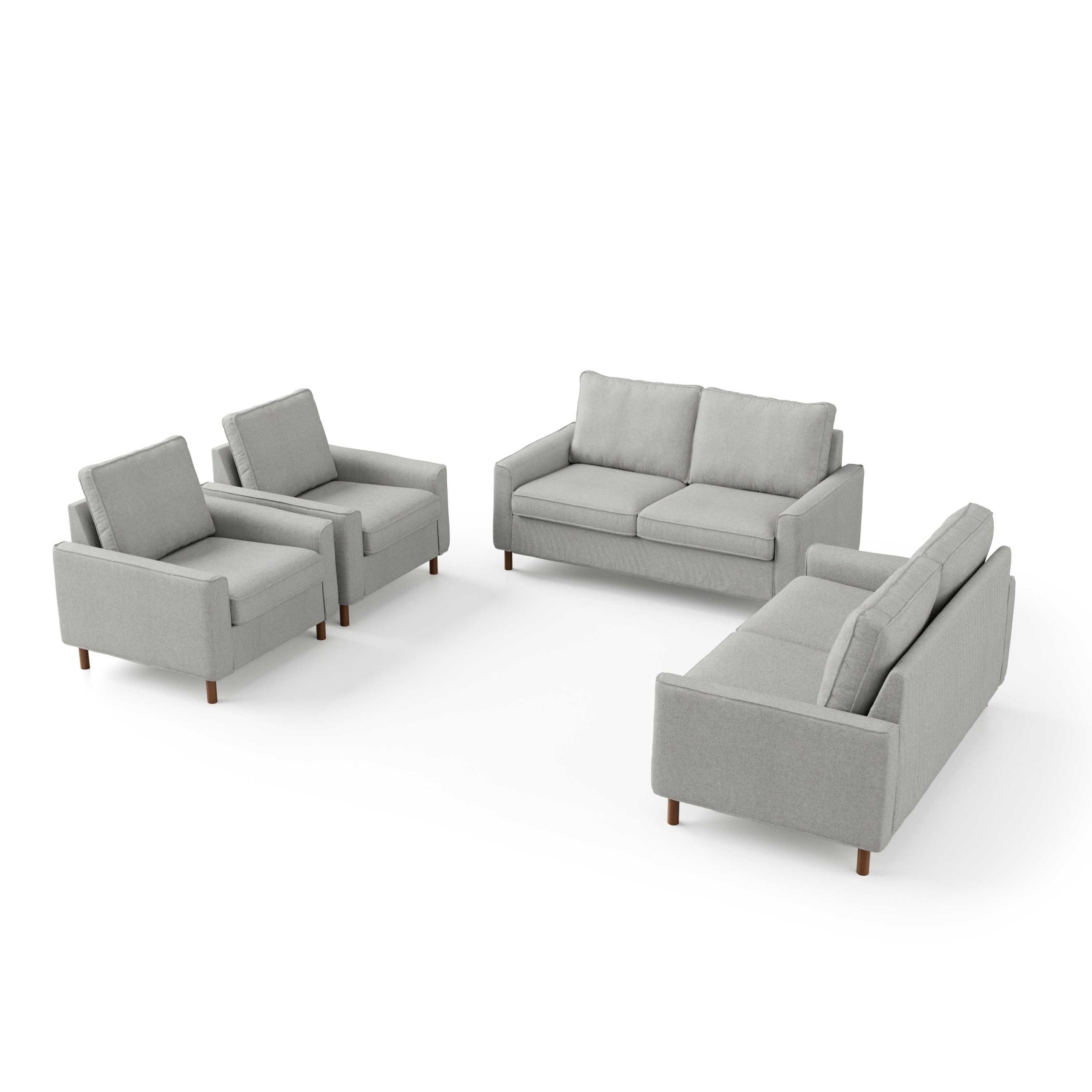 ست مبلمان راحتی 6 نفره طرح ایکیا مدل لگو (2+2+1+1)