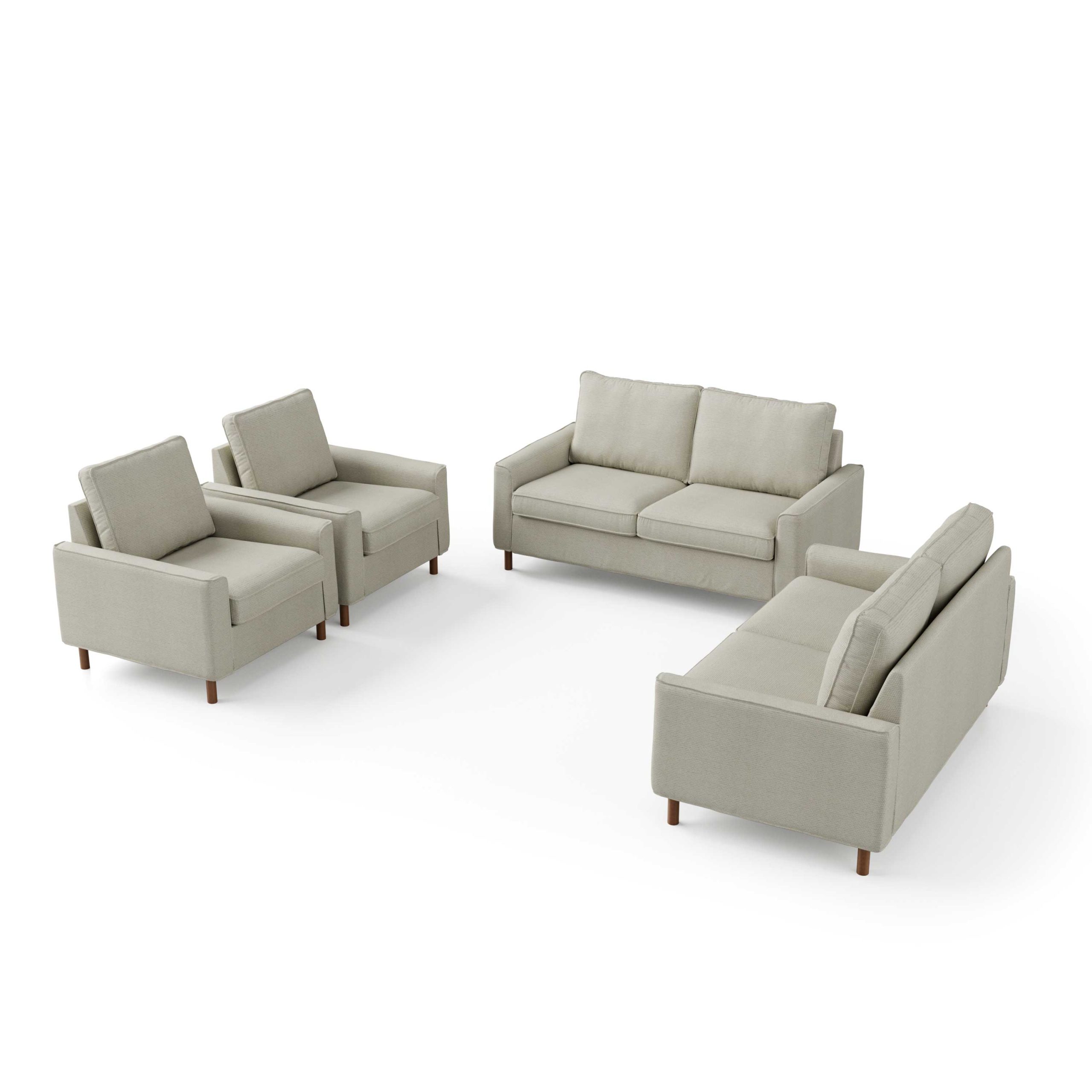 ست مبلمان راحتی 6 نفره طرح ایکیا مدل لگو (2+2+1+1) - Image 10