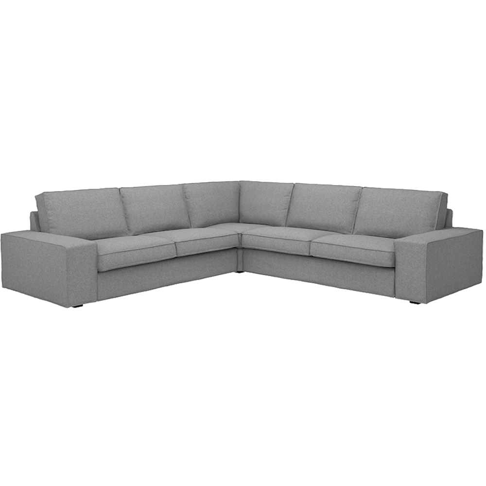 ست مبلمان راحتی ال 7 نفره مدل ایکیا کیوبیک (3+3+کنج)